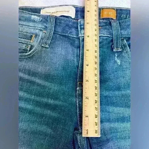 Pilcro and the Letterpress Stet Anthropologie Denim Shorts Size 25 - Picture 3 of 7